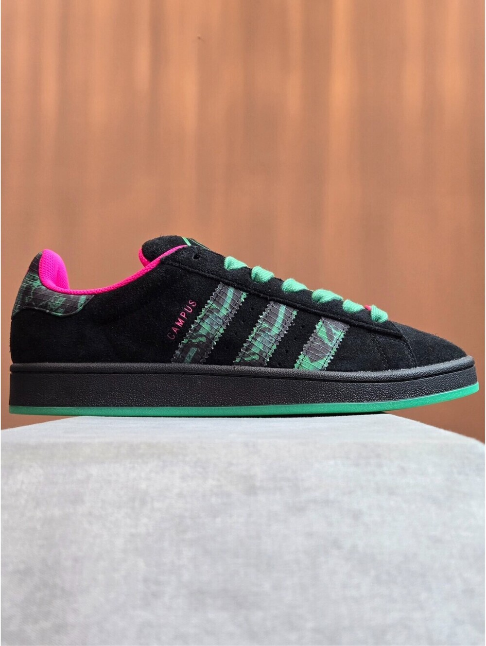 adidas Originals Campus 00s "Mexico City" - Black Green Pink (HP3563) Men's 11
